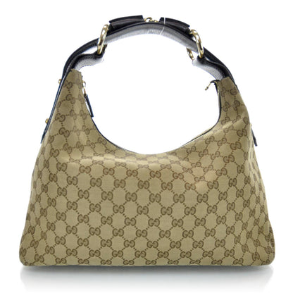 Gucci Monogram Medium Horsebit Chain Hobo 1 of 10