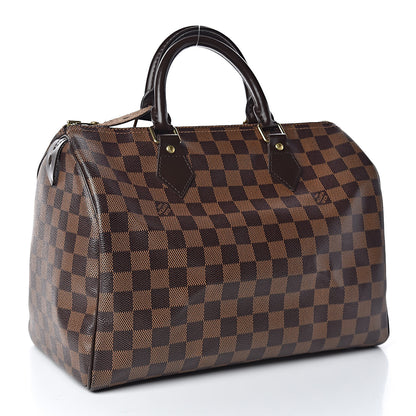 Louis Vuitton Damier Ebene Speedy 30 3 of 10