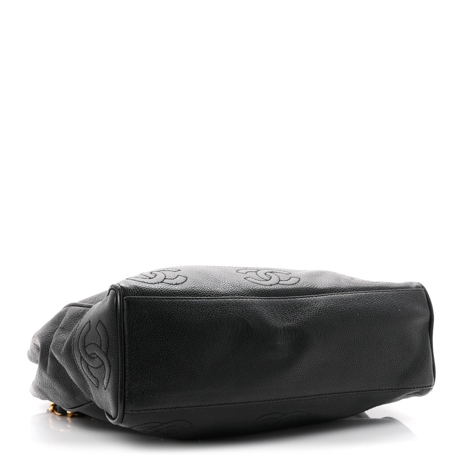 Chanel Caviar Triple CC Shoulder Bag Black 4 of 10