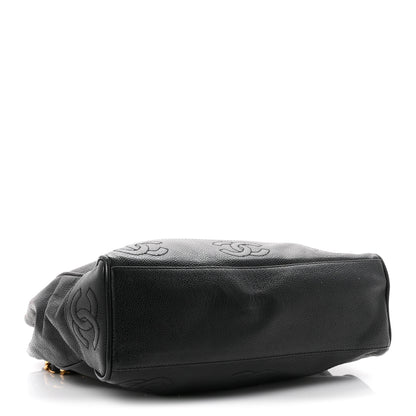 Chanel Caviar Triple CC Shoulder Bag Black 4 of 10