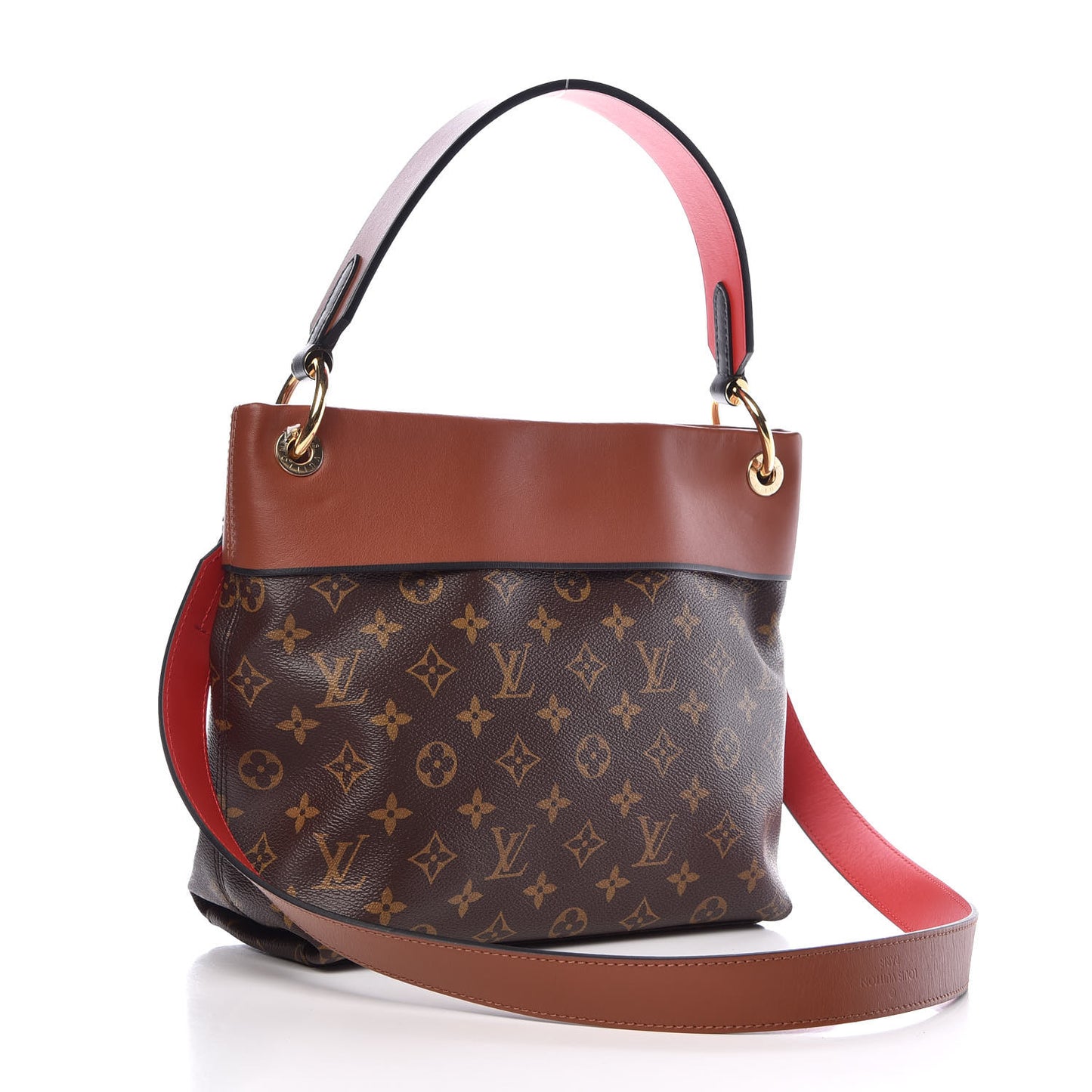 Monogram Tuileries Besace Caramel Rouge