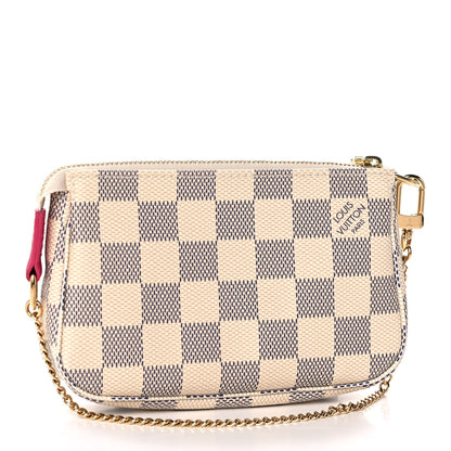 Louis Vuitton Damier Azur 2015 Christmas Animation Mini Pochette Accessories 3 of 11