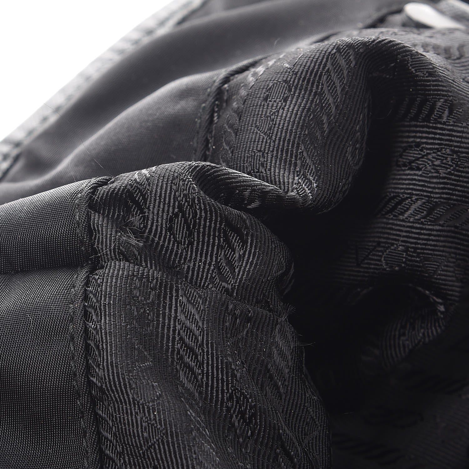 Prada Tessuto Nylon Saffiano Tote Nero Black 10 of 13