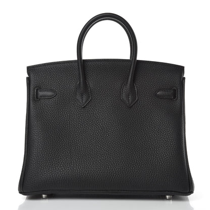 Hermes Togo Birkin 25 Black 4 of 30