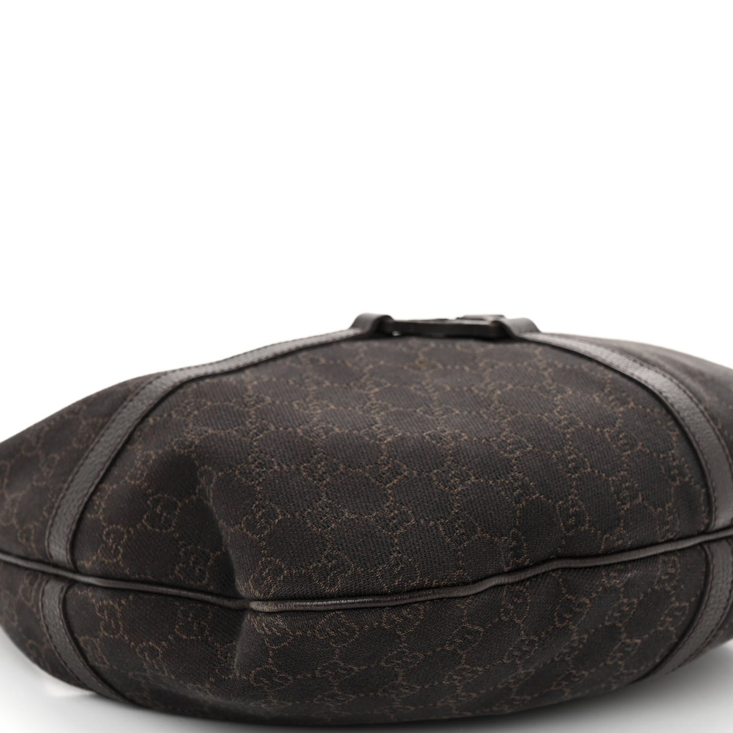 Gucci Canvas GG Reins Hobo Brown Black 8 of 10