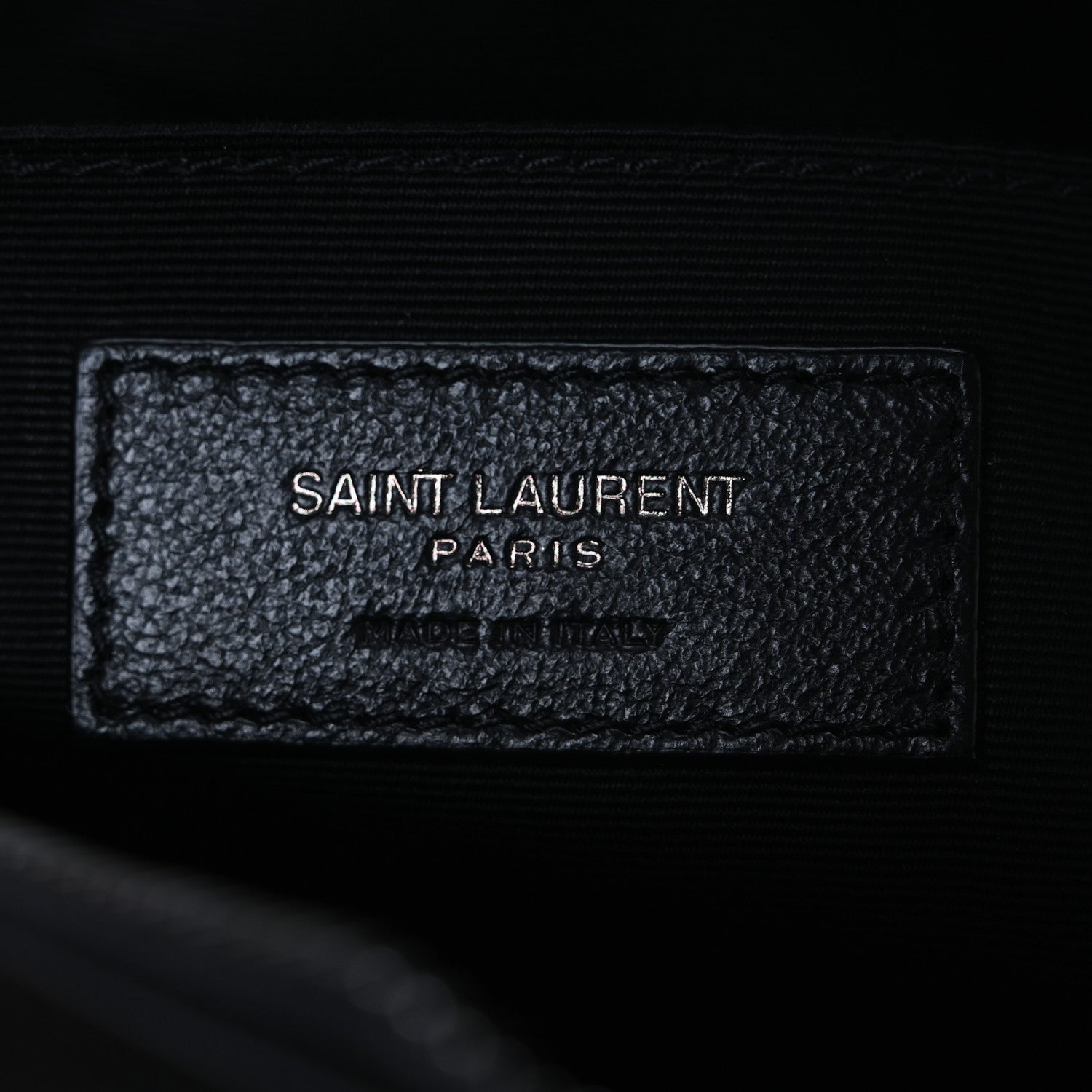 Saint Laurent Calfskin Matelasse Monogram Lou Camera Bag Black 6 of 11