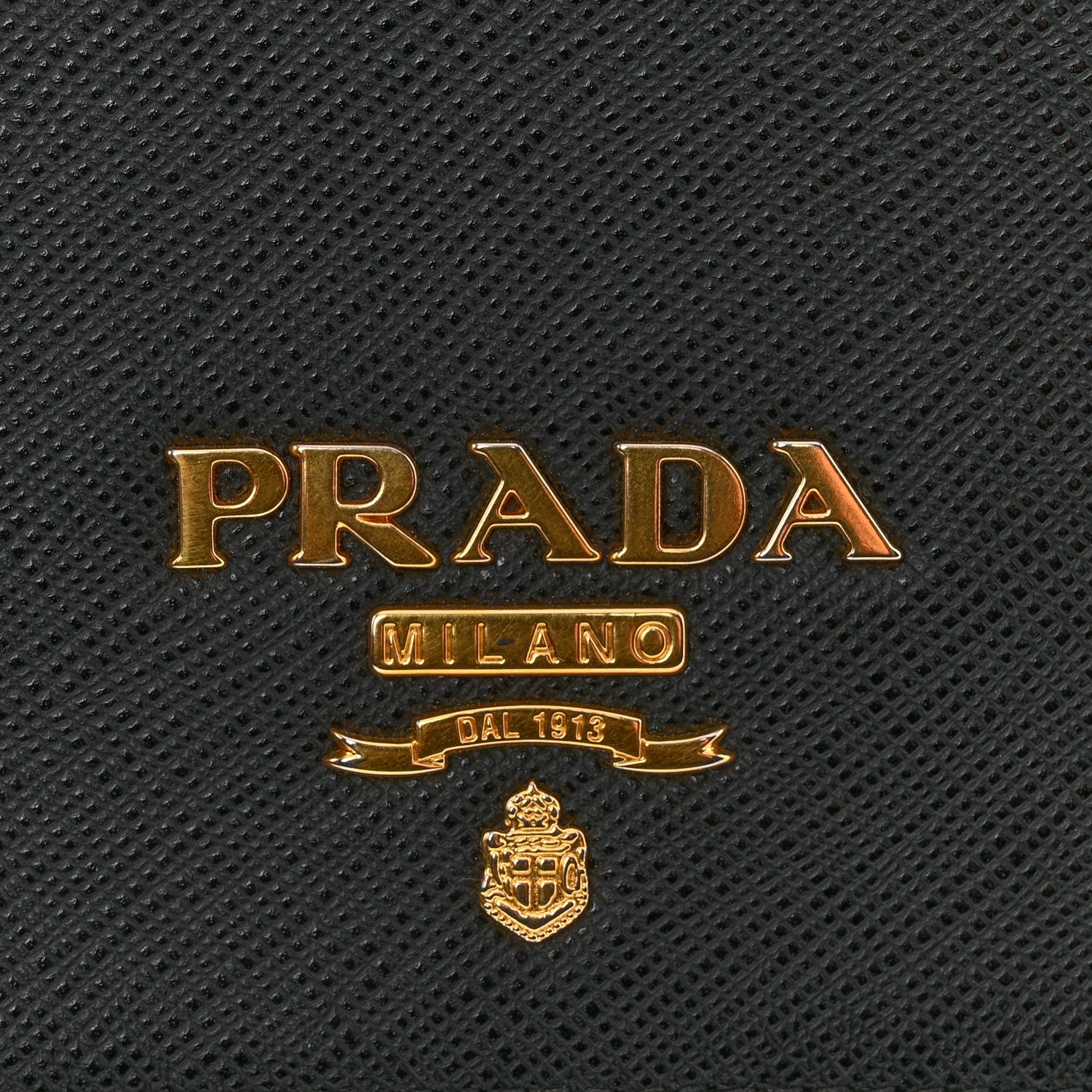 Prada Saffiano Lux Chain Wallet Black 10 of 11