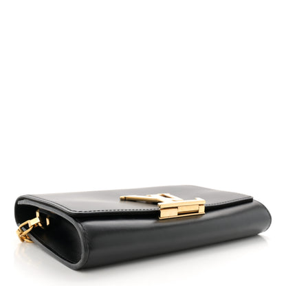 Louis Vuitton Calfskin Chain Louise GM Black 4 of 10