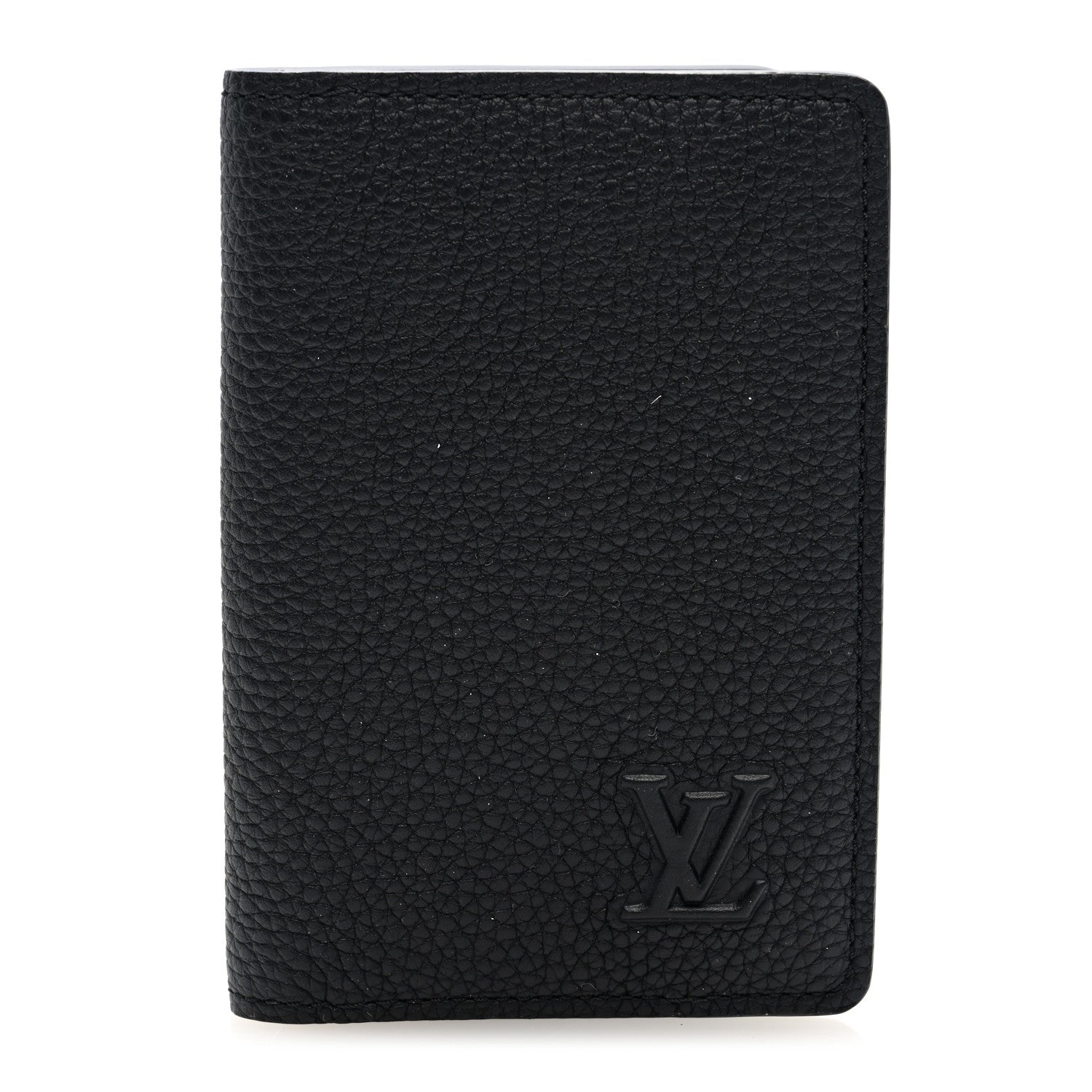 Louis Vuitton Millesime Calfskin Monogram Pocket Organizer Black 1 of 6