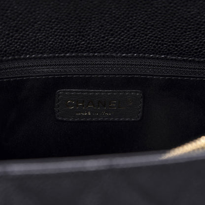 Chanel Caviar Quilted Grand Shopping Tote GST Black 8 of 11