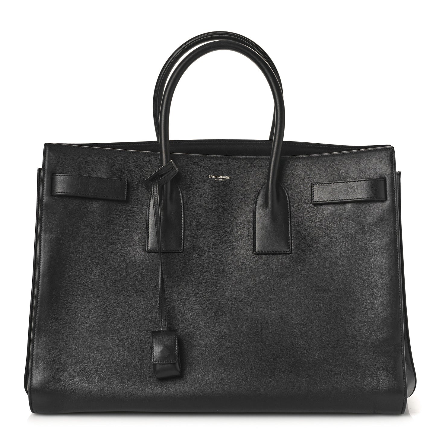 Calfskin Large Sac De Jour Carryall Black