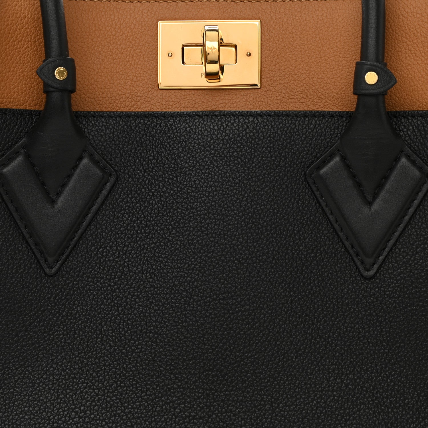 Louis Vuitton Calfskin Monogram On My Side Black 8 of 8