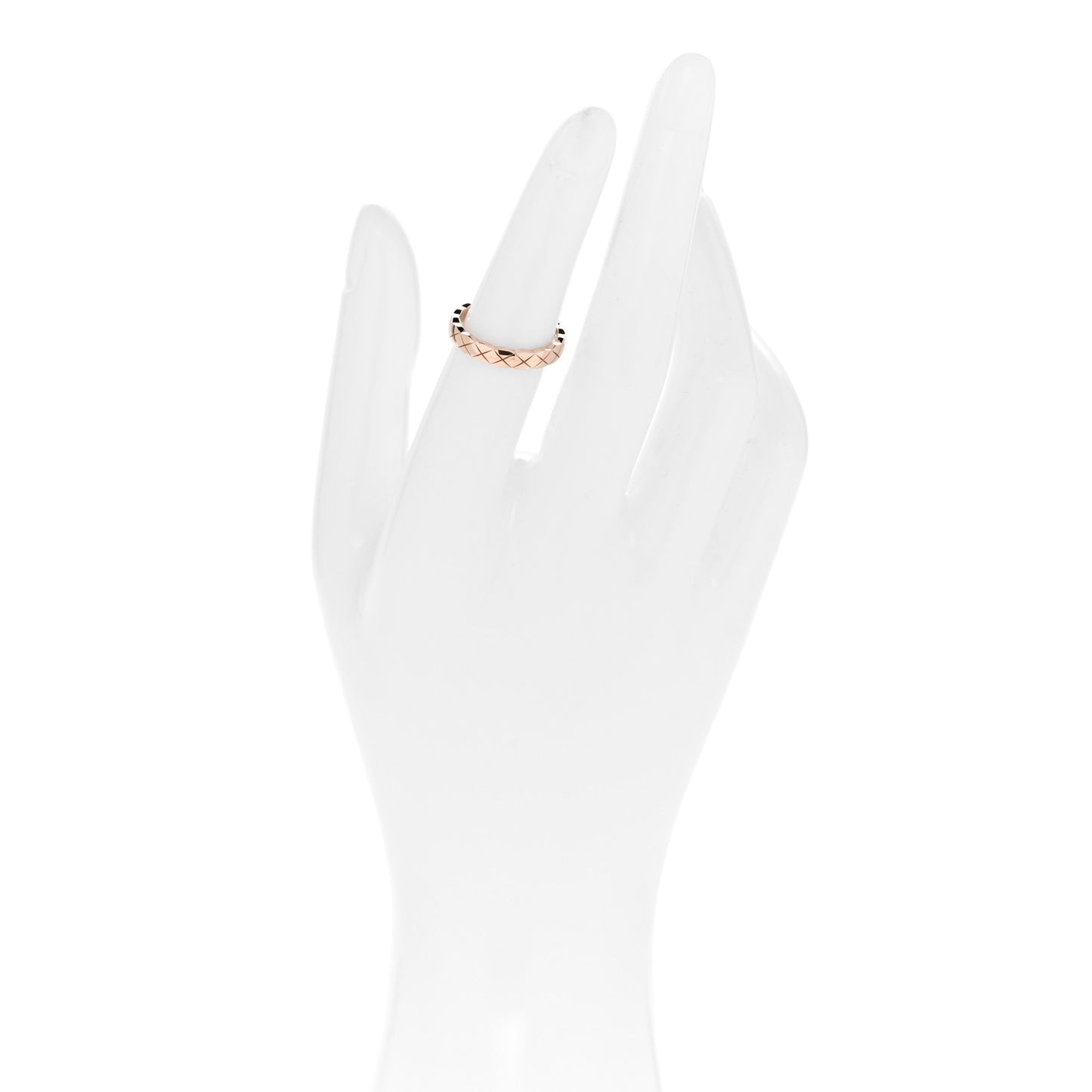 18K Beige Gold Mini Coco Crush Ring 50 5.25