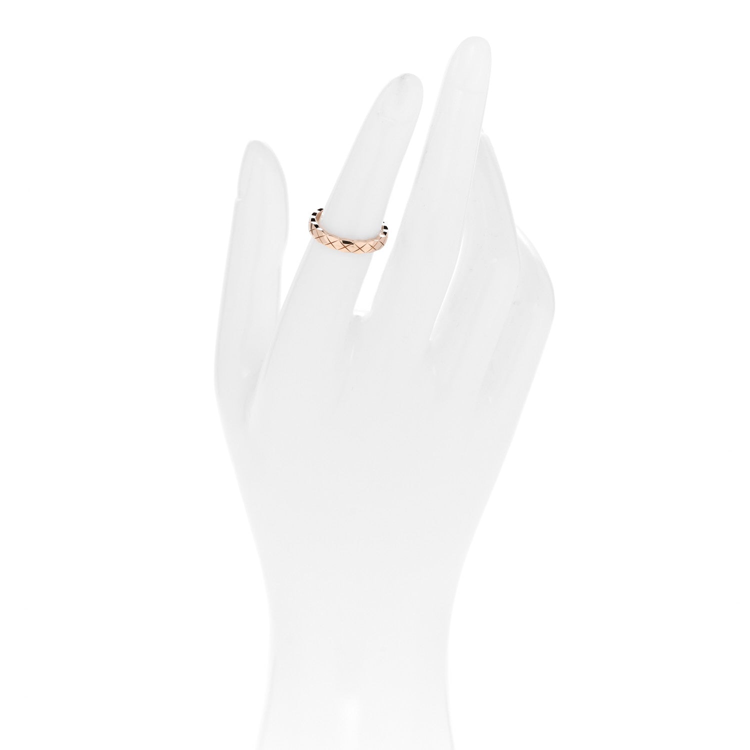 Chanel 18K Beige Gold Mini Coco Crush Ring 50 5.25 2 of 5