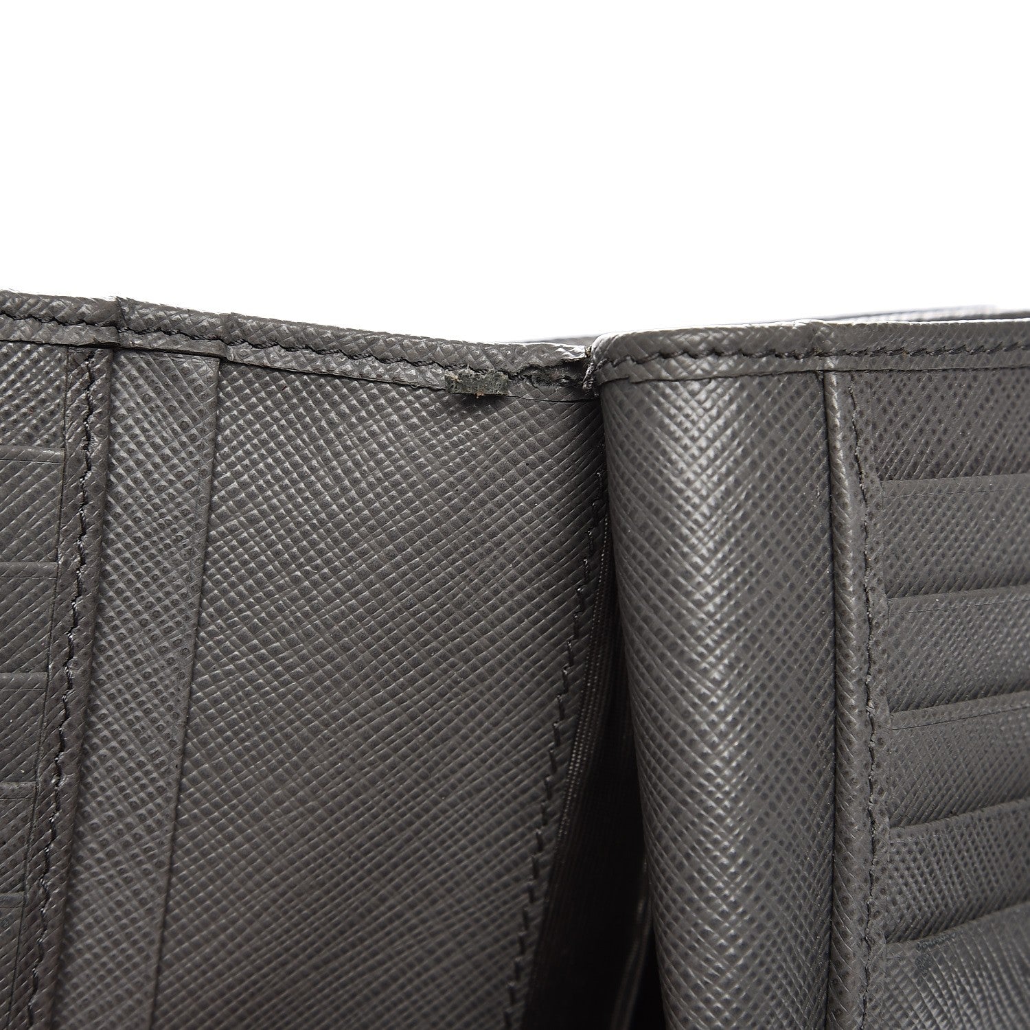 Prada Saffiano Metal Compact Wallet Marmo 8 of 11