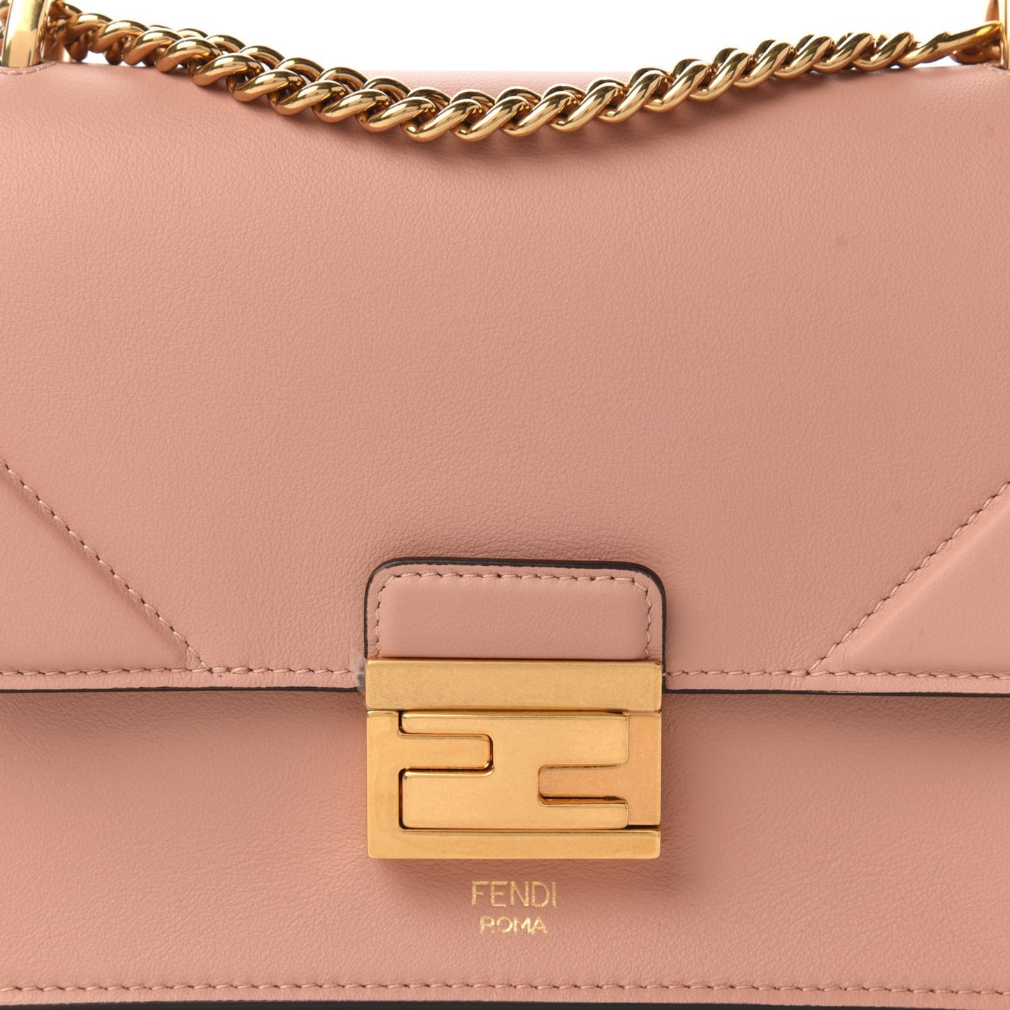 Vitello Grace Matte Small Kan U Shoulder Bag Rosa Bourbon