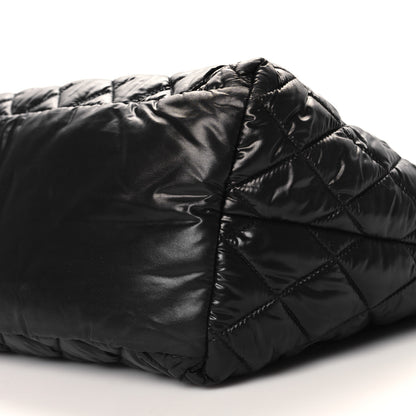 Chanel Nylon Quilted Small Coco Cocoon Tote Black 10 of 10