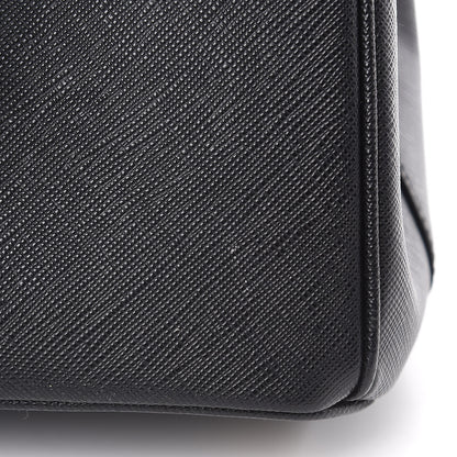 Prada Saffiano Small Galleria Double Zip Tote Black 14 of 17