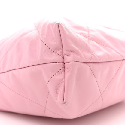 Chanel Shiny Calfskin Quilted Chanel 22 Pink 10 of 12
