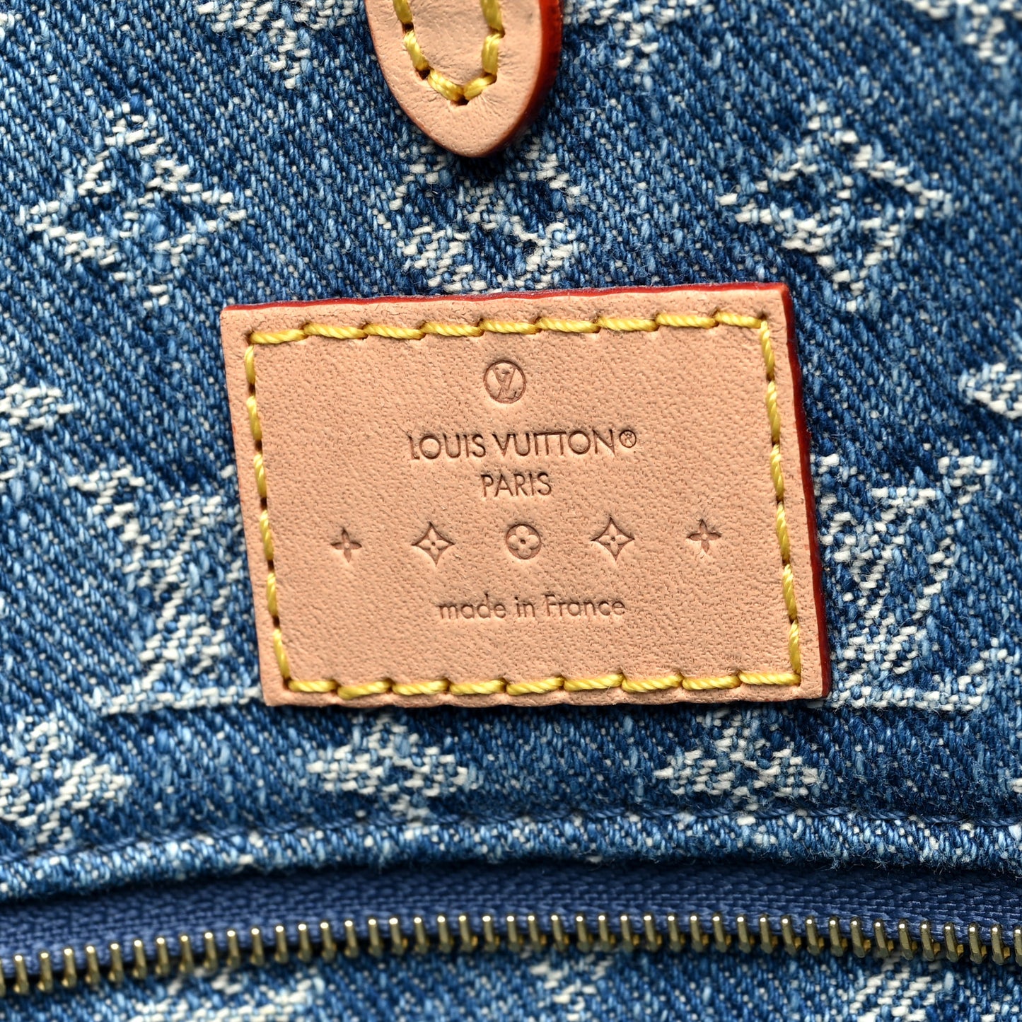 Monogram Denim Onthego MM Blue