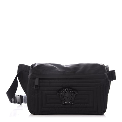 Versace Nylon Palazzo Medusa Belt Bag Black 1 of 9