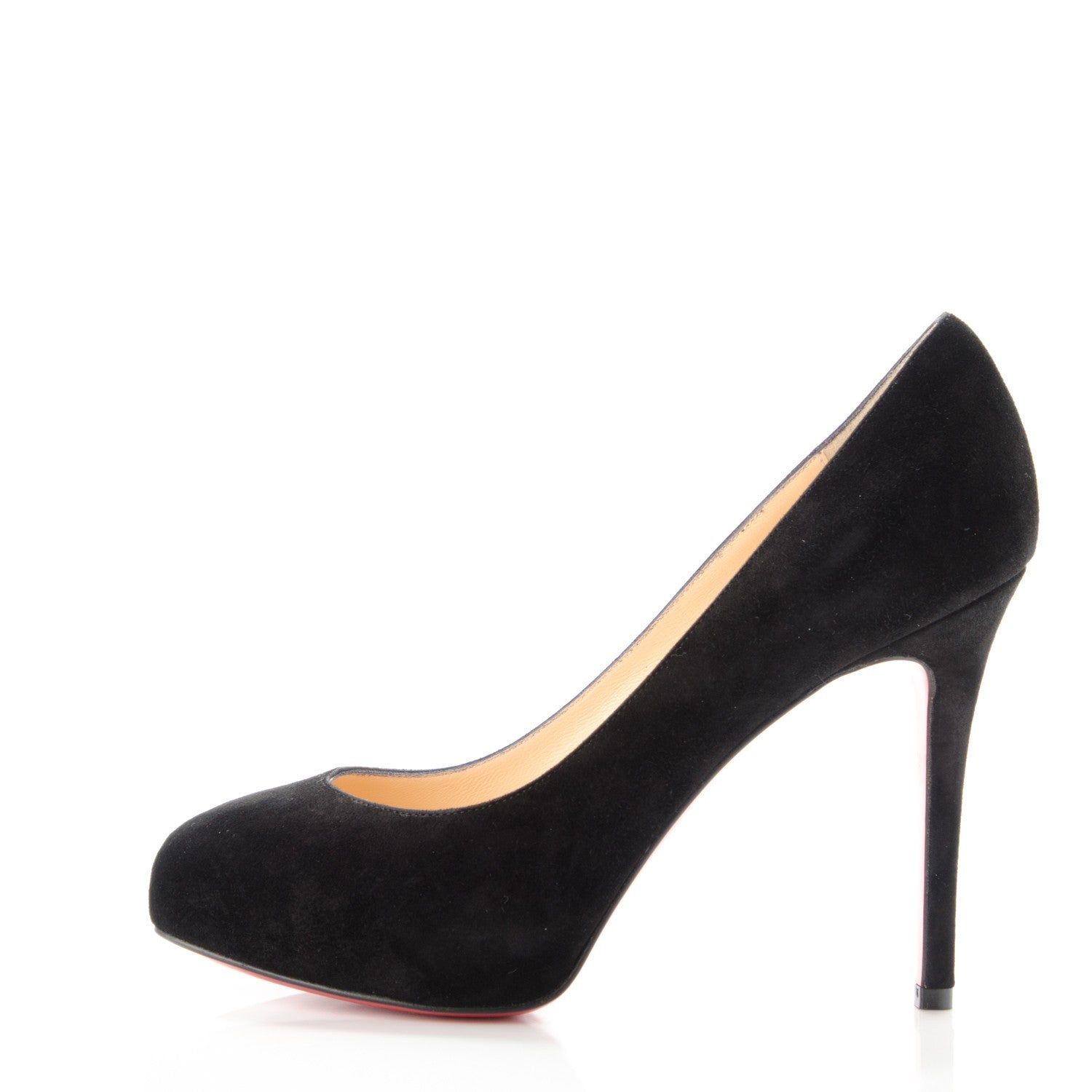 Christian Louboutin Suede New Declic 120 Pumps 36 Black 1 of 8