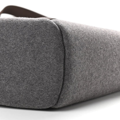 Hermes Felt Sac De Pansage Groom Bag Acier 12 of 13