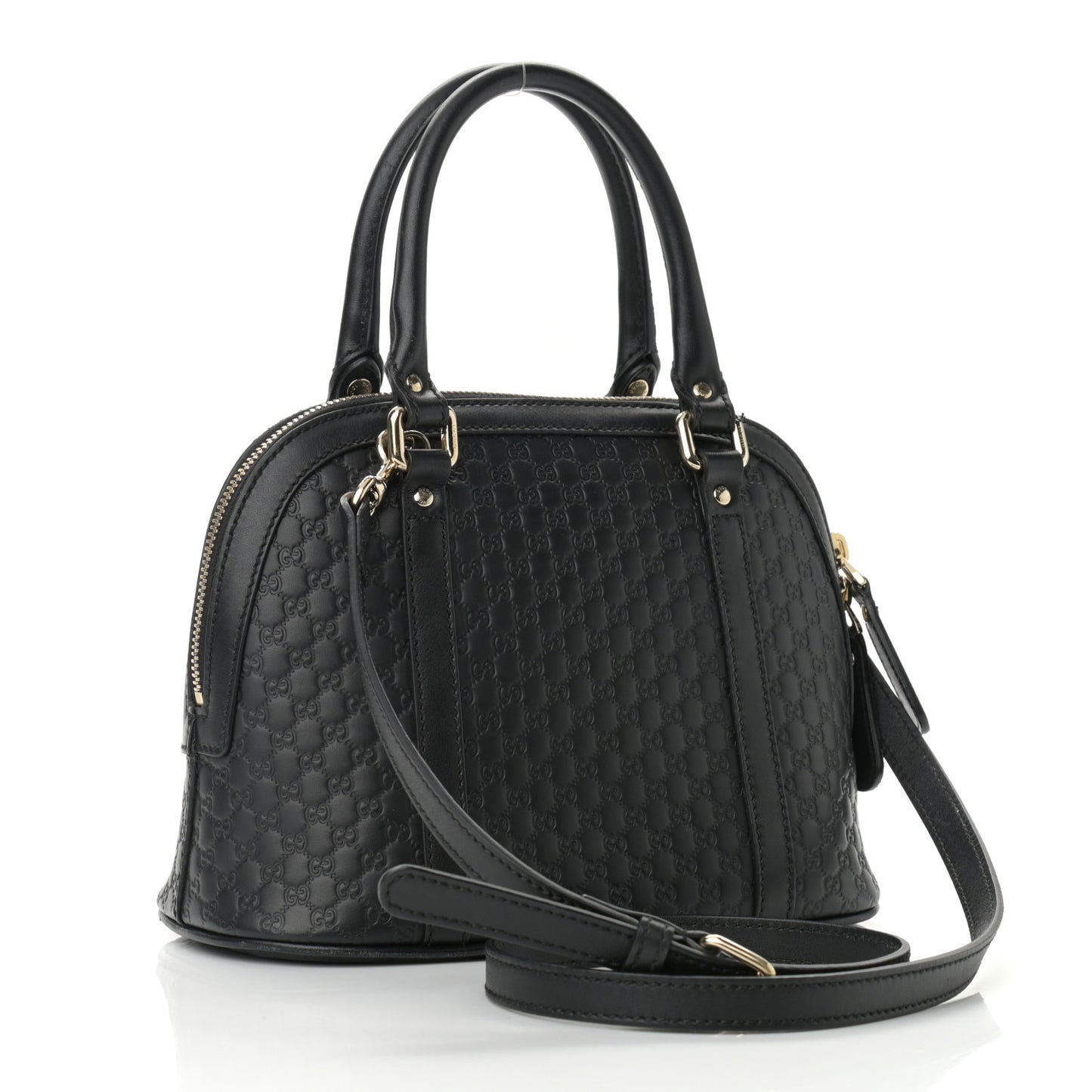 Microguccissima Mini Dome Bag Black