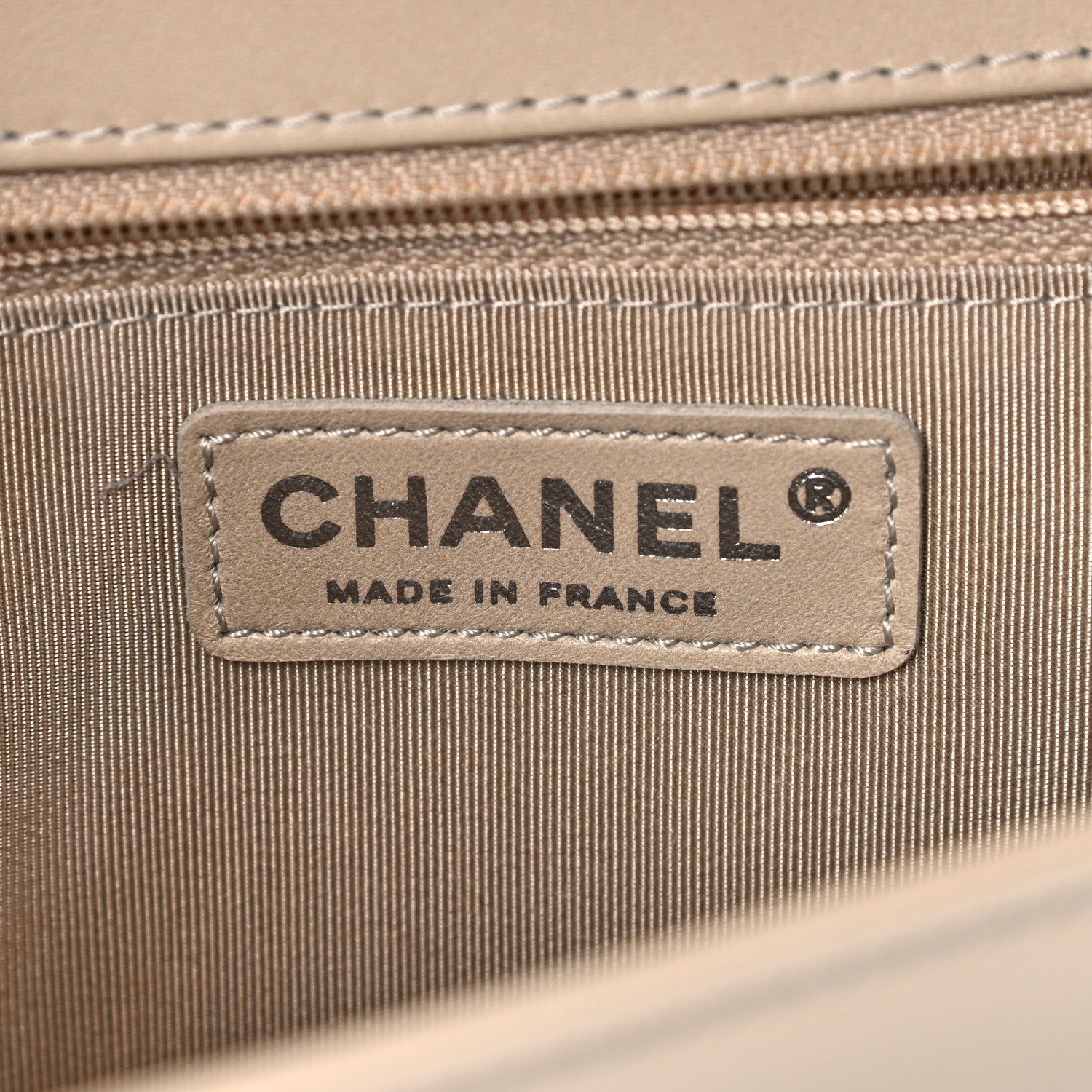 Chanel Glazed Calfskin New Medium Boy Flap Beige 6 of 10