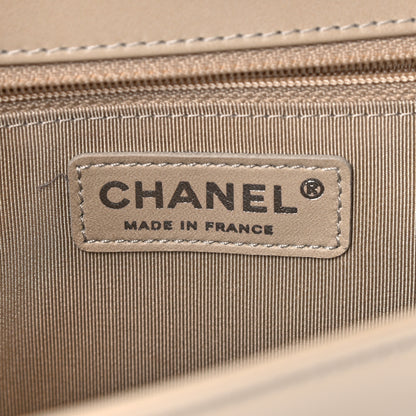 Chanel Glazed Calfskin New Medium Boy Flap Beige 6 of 10