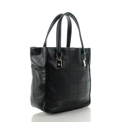 Chanel Caviar Square Stitched Tote Black 3 of 7