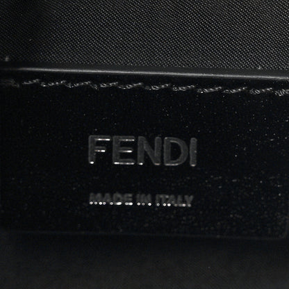 Fendi Calfskin Nylon FF Logo Embossed Changing Bag Black 8 of 12