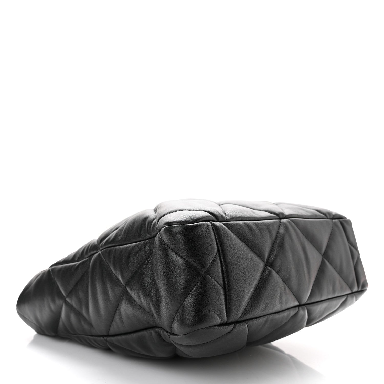Chanel Lambskin Quilted Chanel 19 Shopping Bag Black 4 of 11