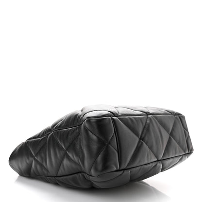 Chanel Lambskin Quilted Chanel 19 Shopping Bag Black 4 of 11