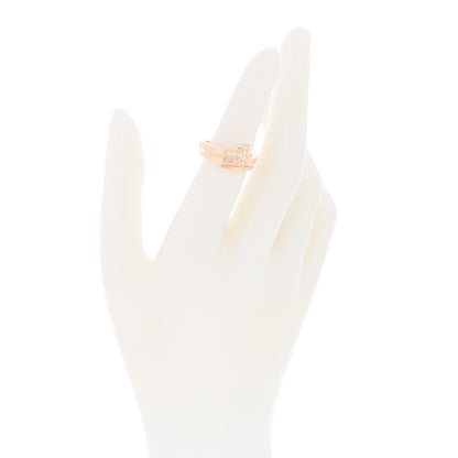 Tiffany 18K Rose Gold Diamond T Square Wrap Ring 50 5.25 2 of 5