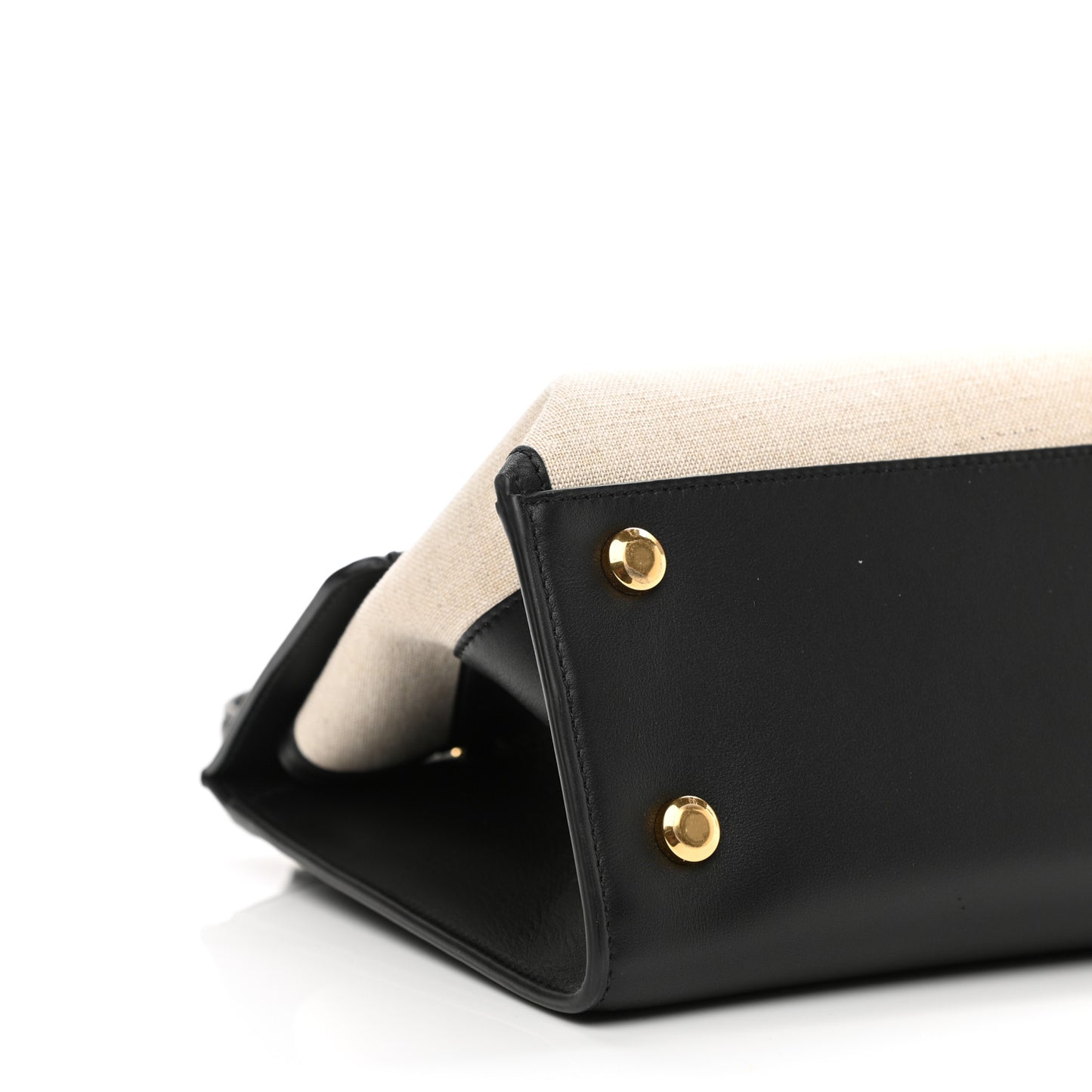 Calfskin Trifolio Kuban Beige Black
