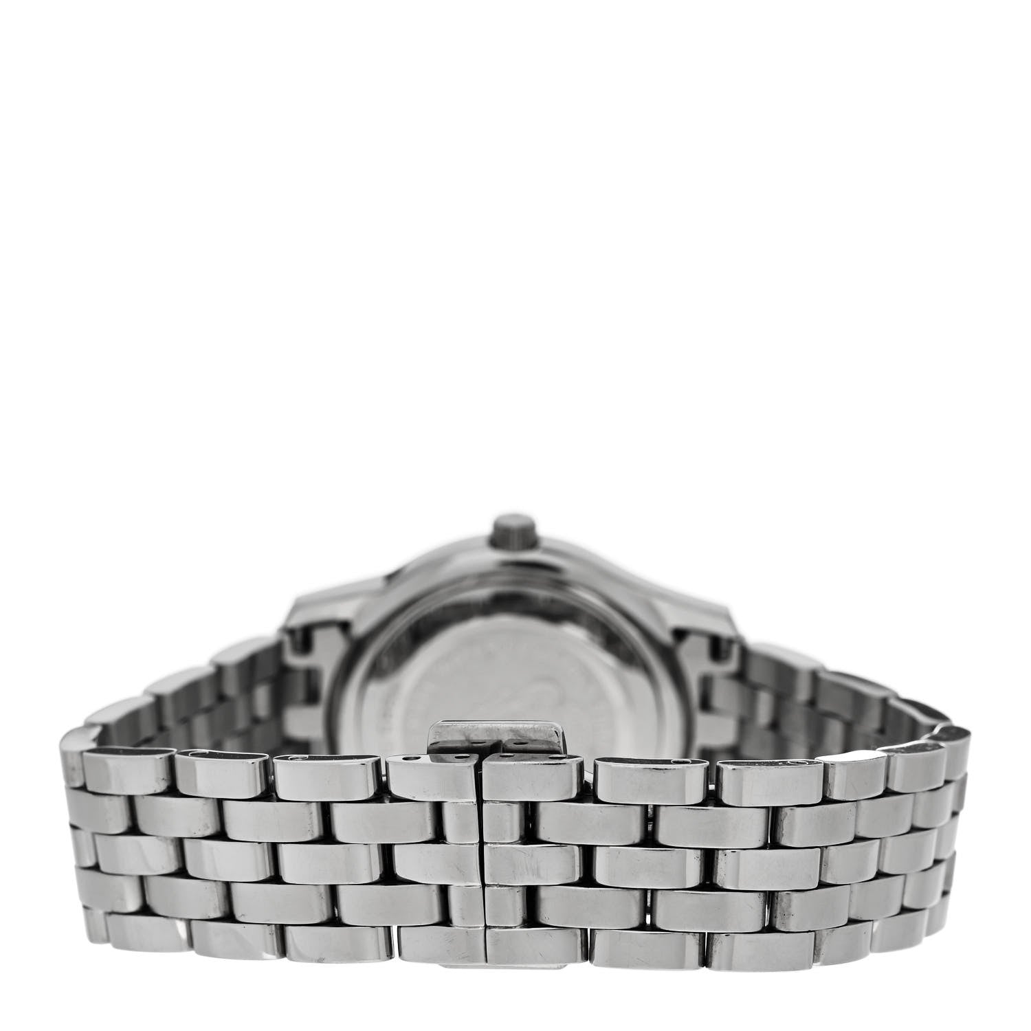 Gucci Stainless Steel Diamond Bezel Mother of Pearl 27mm 5500L Quartz Watch 3 of 4