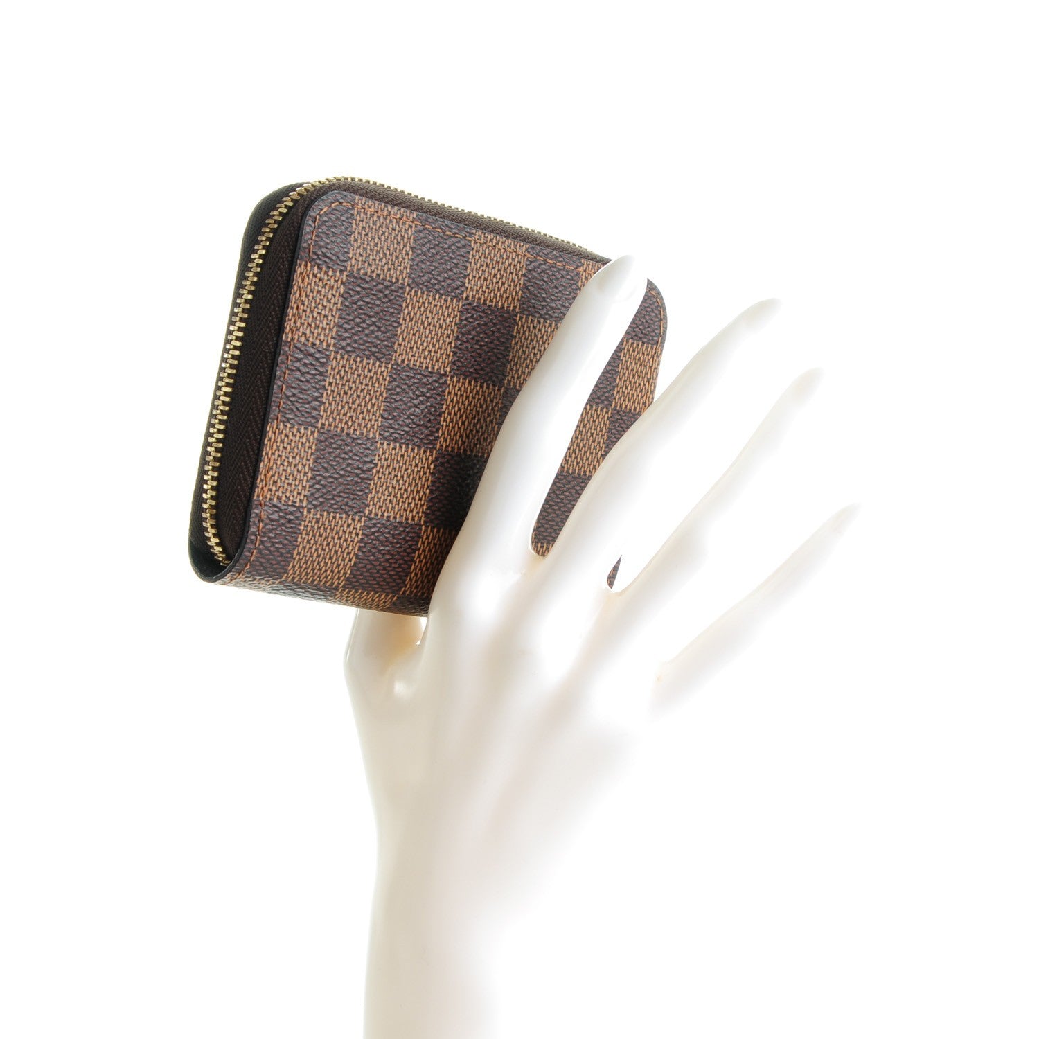 Louis Vuitton Damier Ebene Zippy Coin Purse 2 of 7