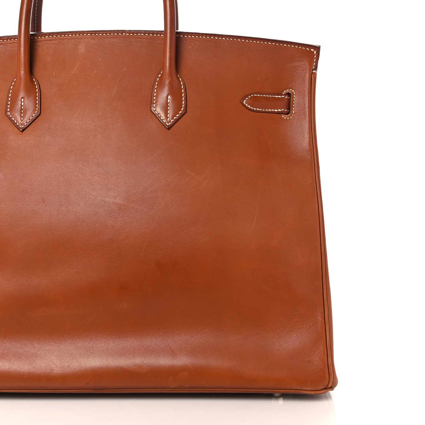 Natural Barenia Birkin 40 Fauve