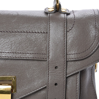 Proenza Schouler Lambskin Tiny PS1 Satchel Smoke 13 of 14