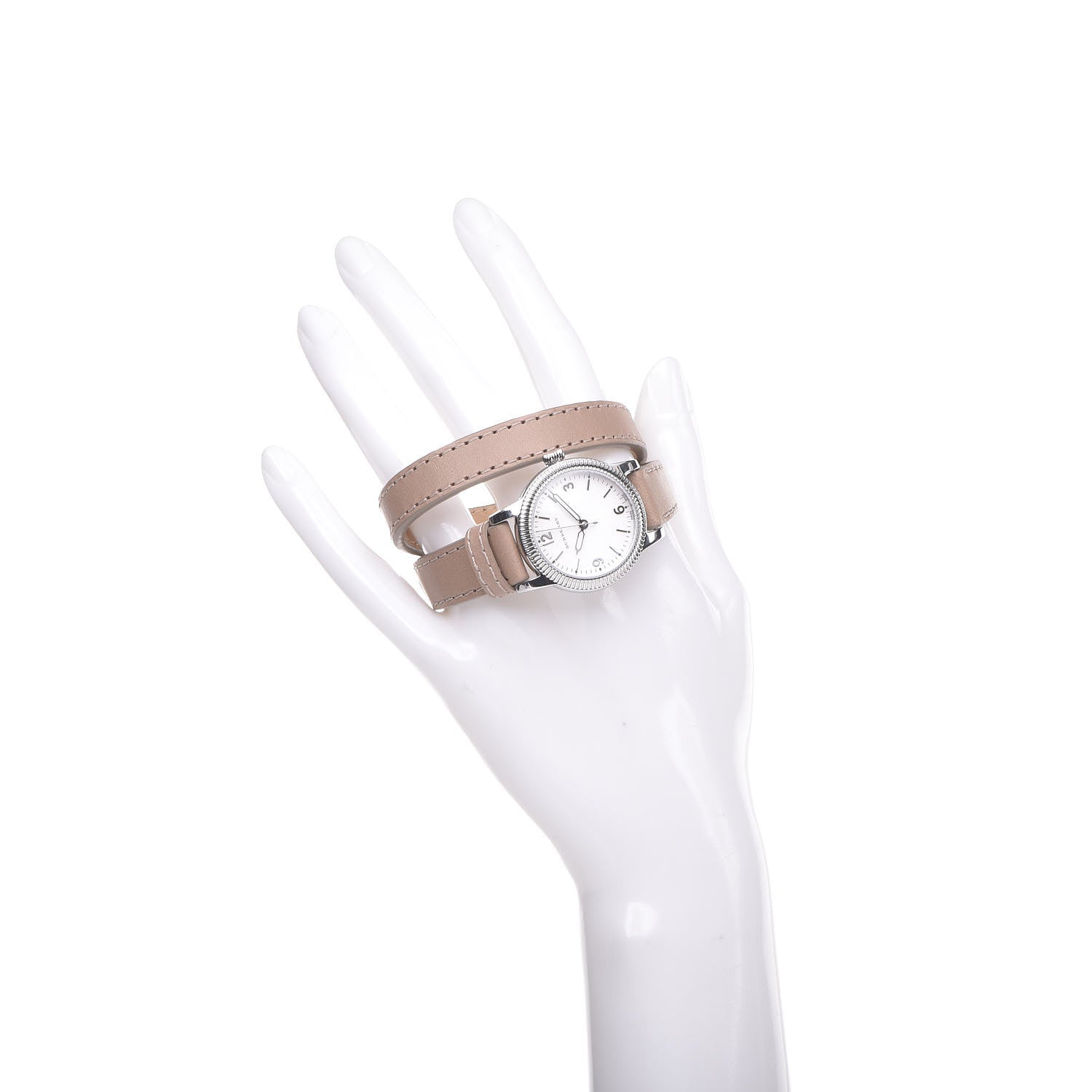 Burberry Stainless Steel Calfskin 30mm Double Wrap Quartz Watch BU7847 2 of 7