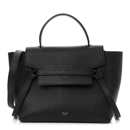 Celine Grained Calfskin Micro Belt Bag Black 1 of 12