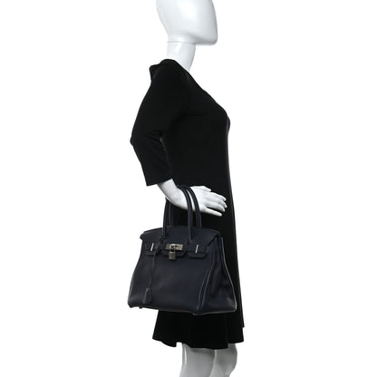 Hermes Togo Birkin 30 Bleu Nuit 2 of 10