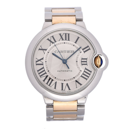Cartier Stainless Steel 18K Yellow Gold 36mm Ballon Bleu De Automatic Watch 1 of 5