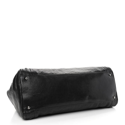 Chanel Glazed Caviar East West Modern Chain Tote Black 3 of 4