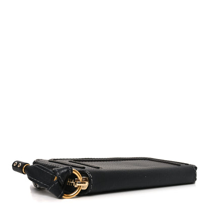 Chloe Grained Calfskin Marcie Long Zip Around Wallet Black 4 of 6