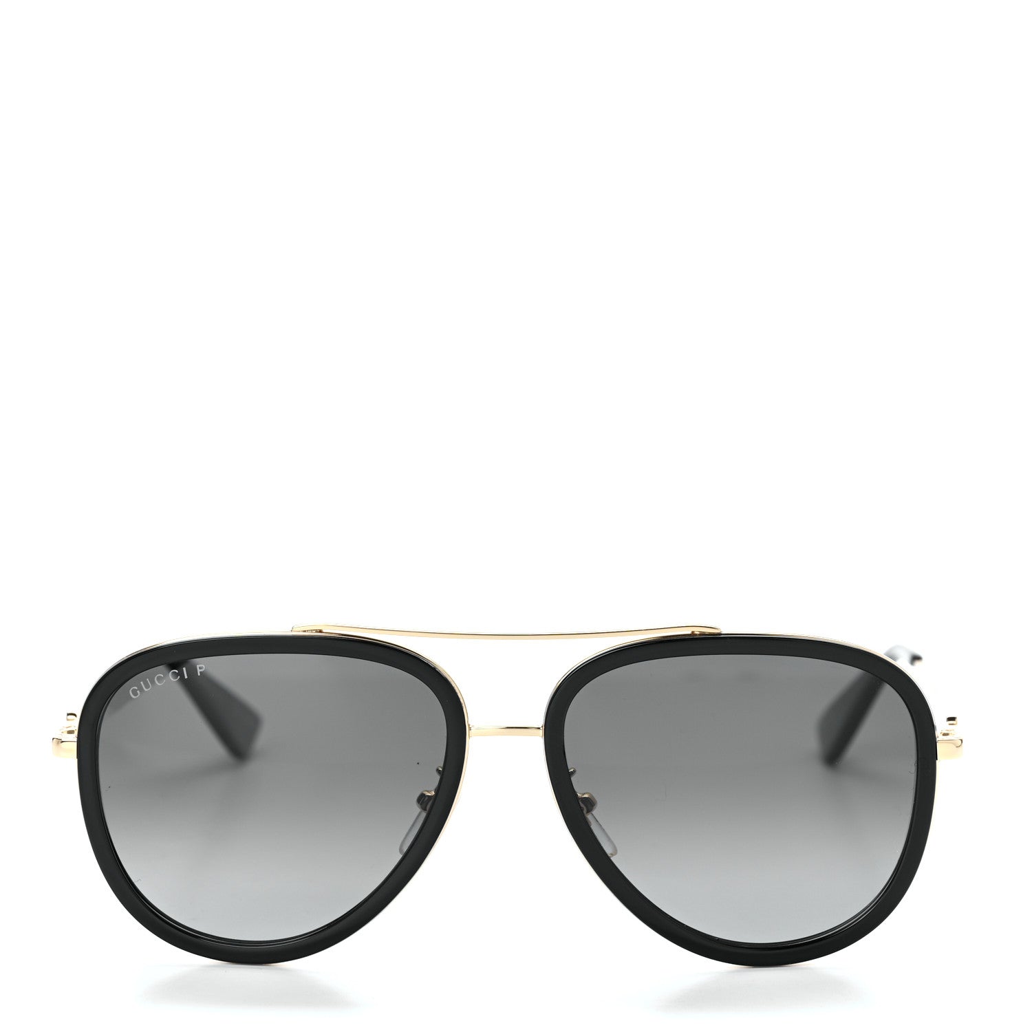 Gucci Aviator Sunglasses GG0062S Black Gold 2 of 9