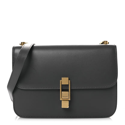 Saint Laurent Smooth Calfskin Carre Satchel Fog 1 of 13