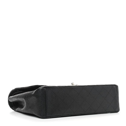Chanel Caviar Quilted Maxi Double Flap Black 4 of 13