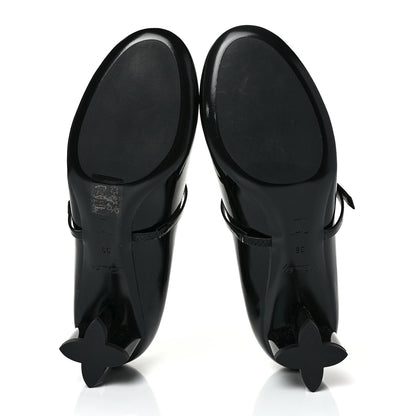 Louis Vuitton Patent Uniformes Silhouette 40mm Pumps 39 Black 5 of 9